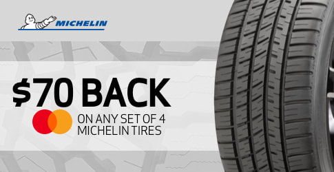 $70 back on the Michelin LTX A/T2 for November-December 2018
