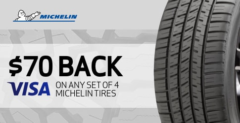 $70 back on the Michelin LTX A/T2 for October-November 2018