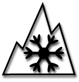 Three-Peak Mountain Snowflake symbol