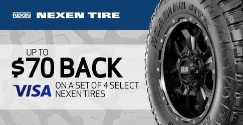 Nexen All-Terrain Tire Rebate for May & June 2019