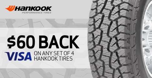 $60 back on the Hankook Dynapro AT-M for November 2018