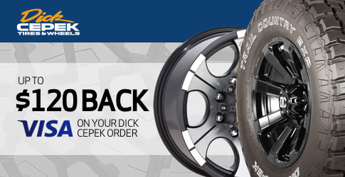 Dick Cepek All-Terrain Tire Rebate for May 2019
