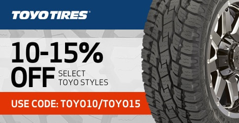 Toyo All-Terrain Tire Discount Codes for May 2019